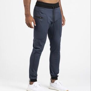 BYLT Basics Men Elite Performance Jogger Sweatpants Blue Size L Casual Training